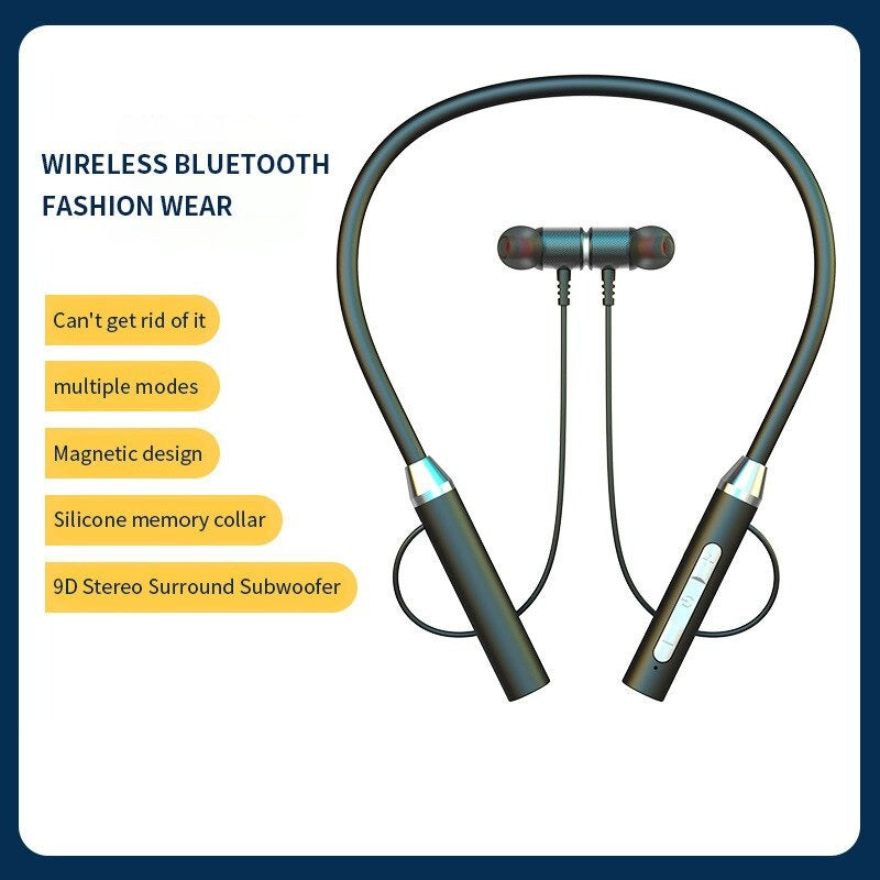 Universal Neckband – Wireless Bluetooth Earphones | Long Battery Backup | Random Color