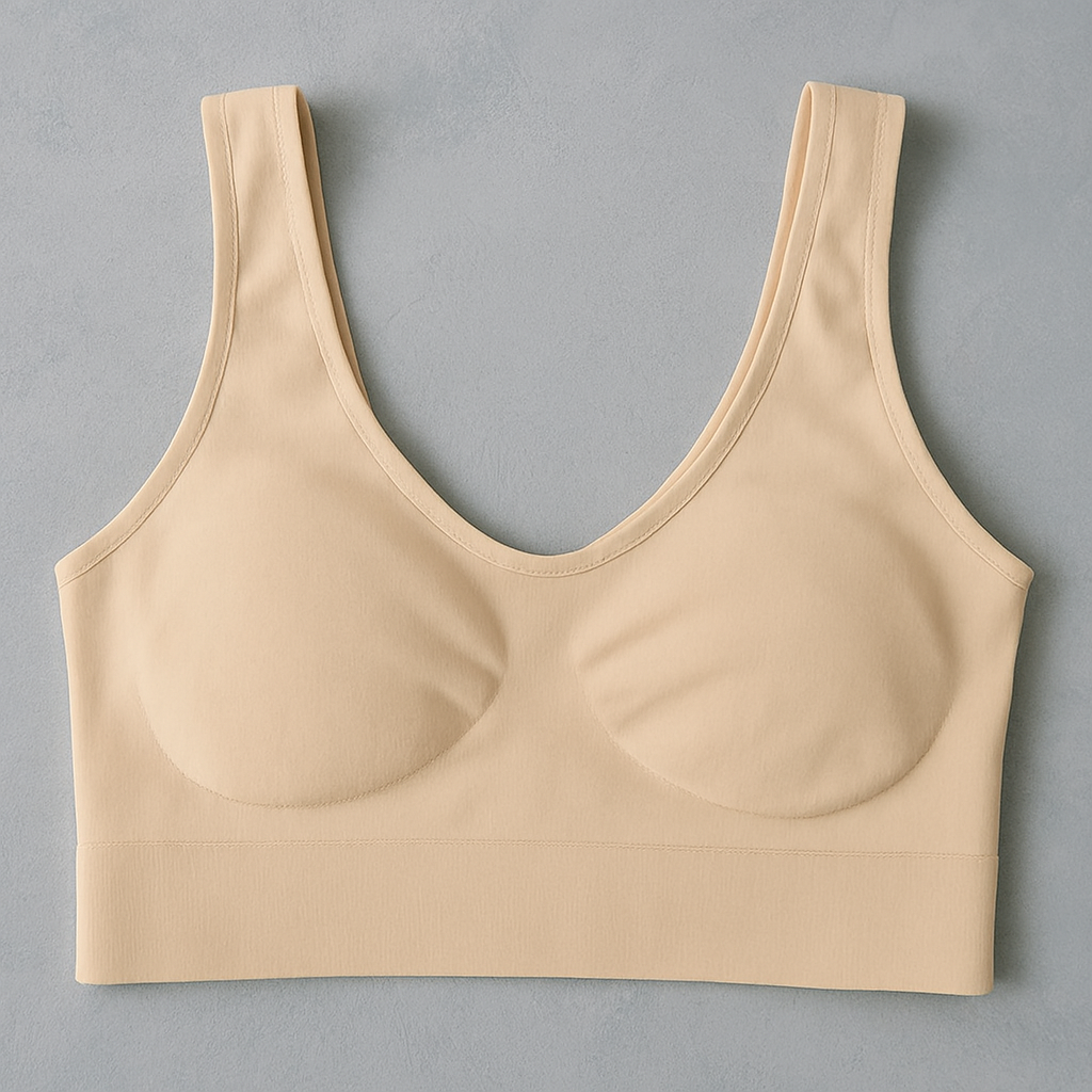 Ladies Air Bra – Soft Jersey Fabric, Plain Non-Padded Design, Comfortable & Lightweight Everyday Wear Lingerie in Skin Color ( Stretchable Size )