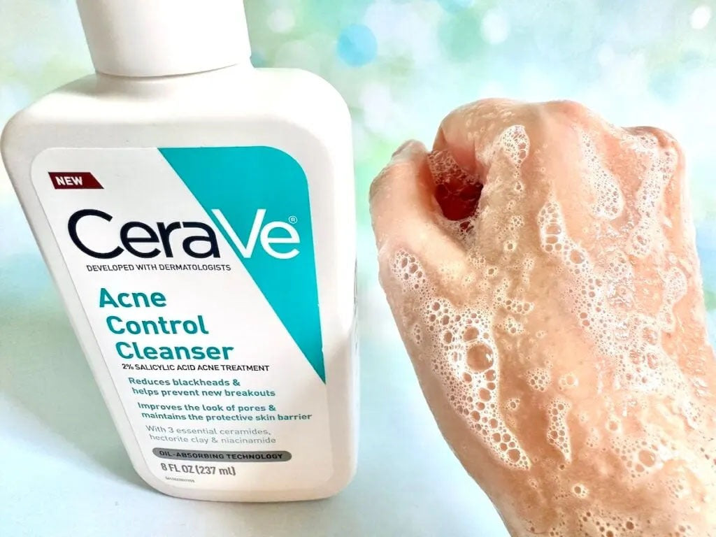 Cerave Acne Control Cleanser 237ml – Oil-Free Face Wash With Salicylic Acid For Acne Treatment, Pore Cleansing And Clear Skin