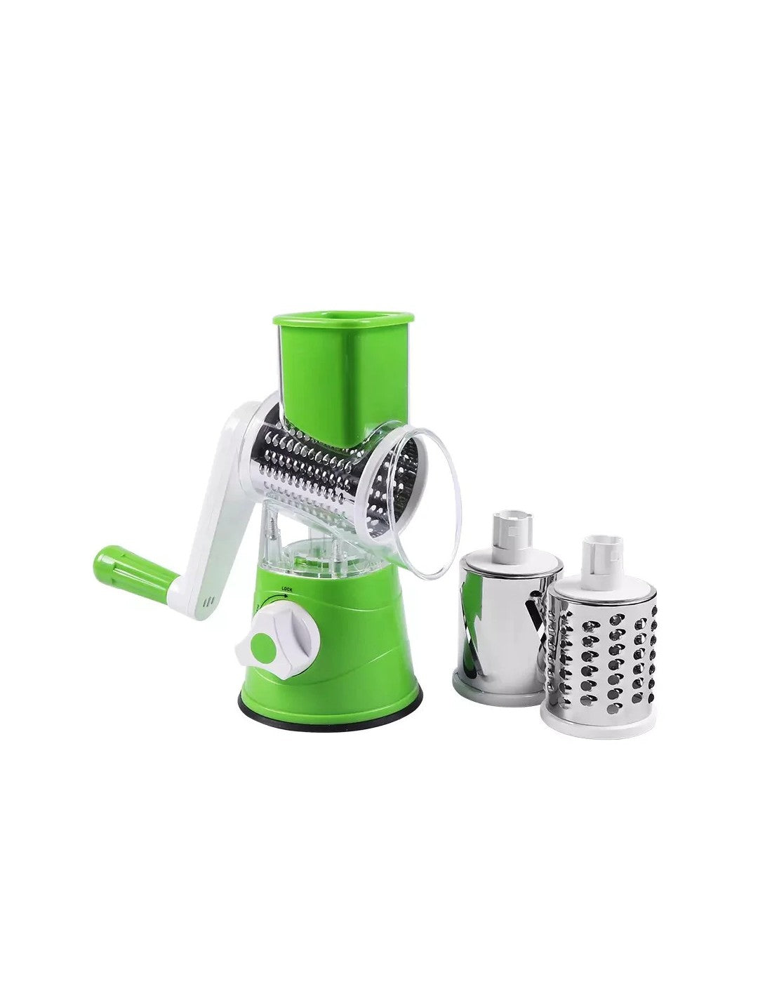 tabletop drum grater Manual Vegetable Cutter Slicer Multifunctional Round Slicer Gadget Multifunction Kitchen Gadget Food Processor Blender Cutter (Random colours )