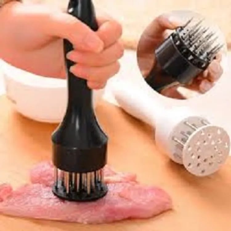 Meat Tenderizer Loose Meat Stainless Steel Needle Eco-Friendly (random color)