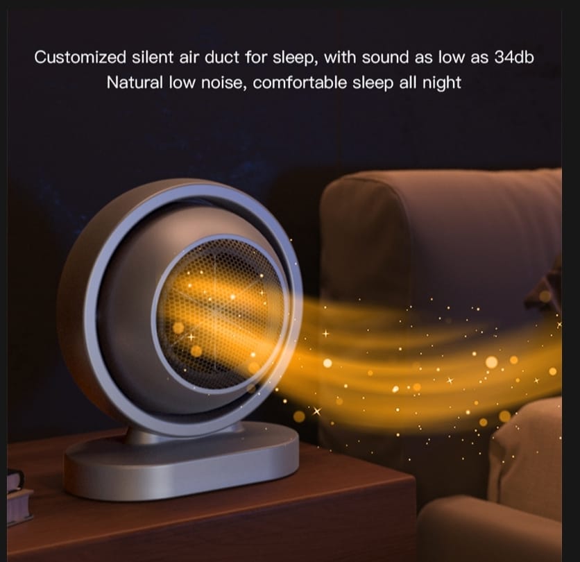 Mini Electric Heater Warmer Wind Portable 380w Heating Intelligent Air Fan Heater Desktop Blower (random color)