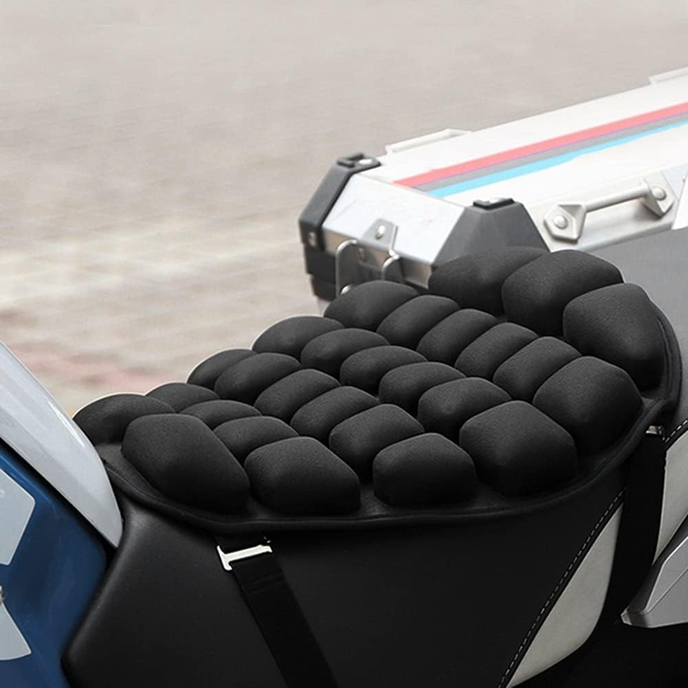 Universal Waterproof Bike and Motorcycle Seat Cushion – Premium Comfortable Relaxer Seat Cover with Anti-Slip Design, Shock Absorption, and Weather-Resistant Protection – Ideal for All Bicycles, Scooters, and Motorcycles