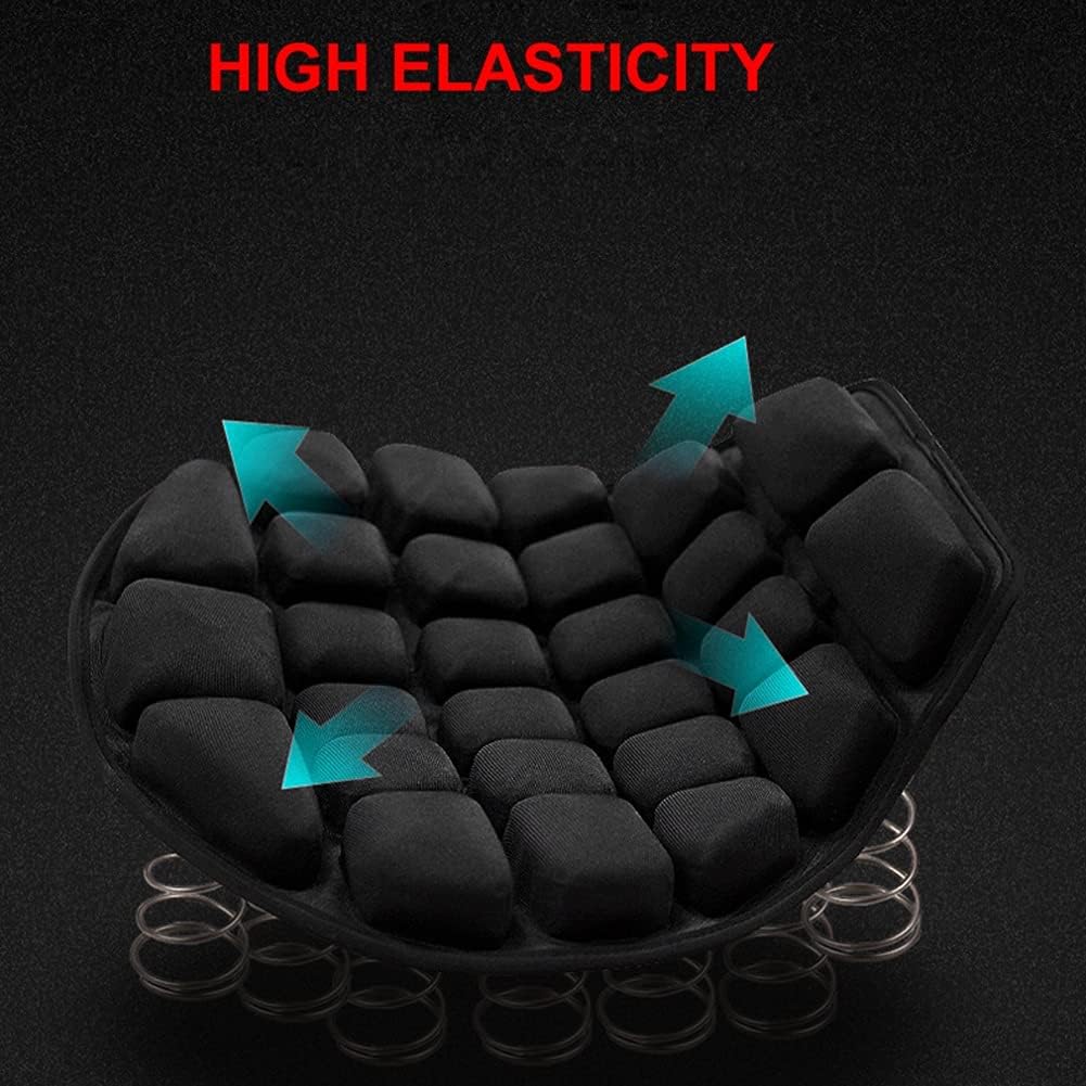 Universal Waterproof Bike and Motorcycle Seat Cushion – Premium Comfortable Relaxer Seat Cover with Anti-Slip Design, Shock Absorption, and Weather-Resistant Protection – Ideal for All Bicycles, Scooters, and Motorcycles