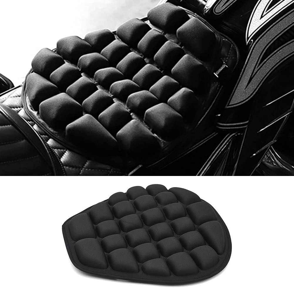 Universal Waterproof Bike and Motorcycle Seat Cushion – Premium Comfortable Relaxer Seat Cover with Anti-Slip Design, Shock Absorption, and Weather-Resistant Protection – Ideal for All Bicycles, Scooters, and Motorcycles