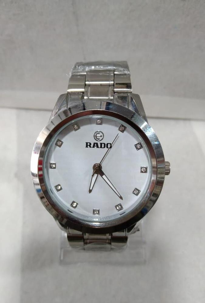 RADO Men’s Formal Wrist Watch With Stainless Steel Chain | Best Quality Rado Watch For Men's - Men's Watches - Wrist Watch For Men - With Random Box