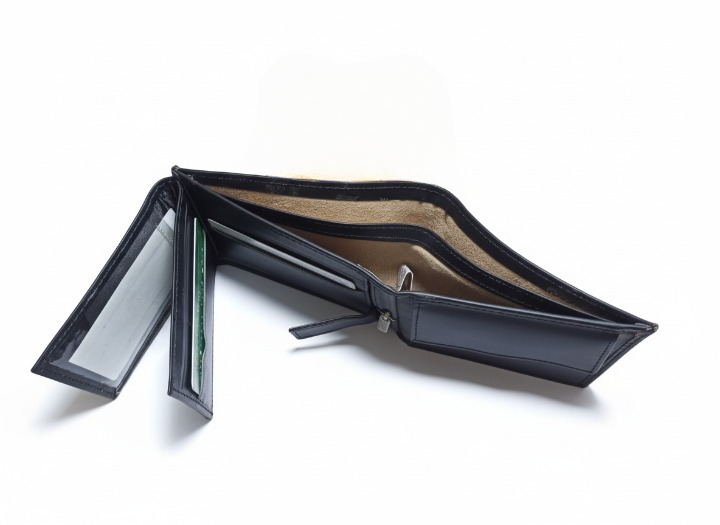 Original Cow Leather Handmade Men’s Wallet – Premium Slim Bifold Design, Available in Black, Brown & Mustard