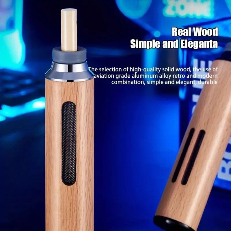 Portable Mobile Ashtray Mini Car Ashtray Anti Soot-flying Cigarette Cover Not Produce Ashes Walnut Wood Cigarette Holder