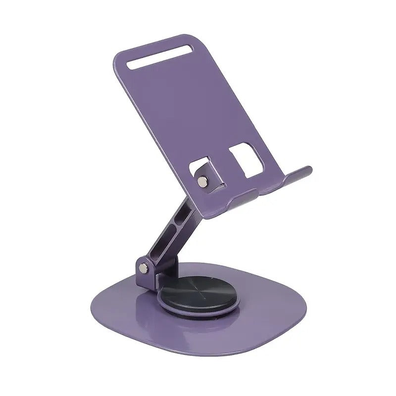 Metal Mobile Holder – 360° Rotatable Stand with Carbon Steel Plate