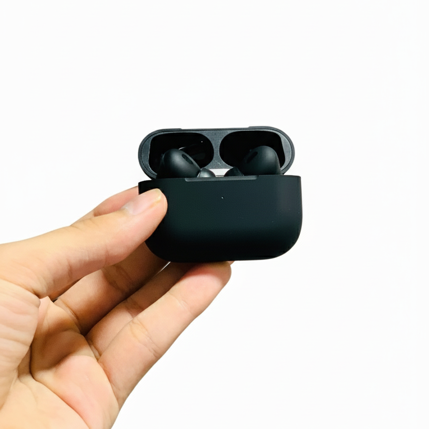 Apple Pro 2 BT Earbuds – Wireless Earphones with Buzzar, Volume Control & Wireless Charging Case