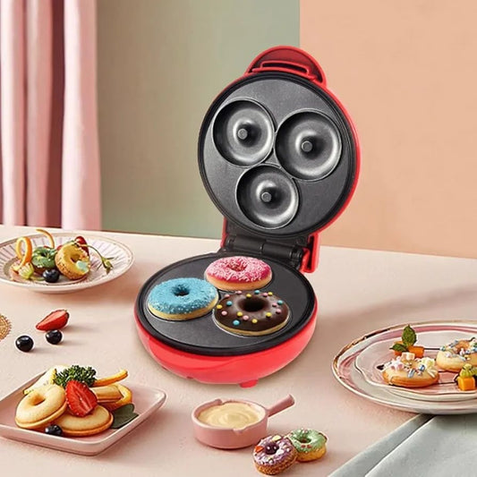 Compact Electric Donut Maker Machine – Quickly And Evenly Bake Delicious Homemade Donuts In Minutes