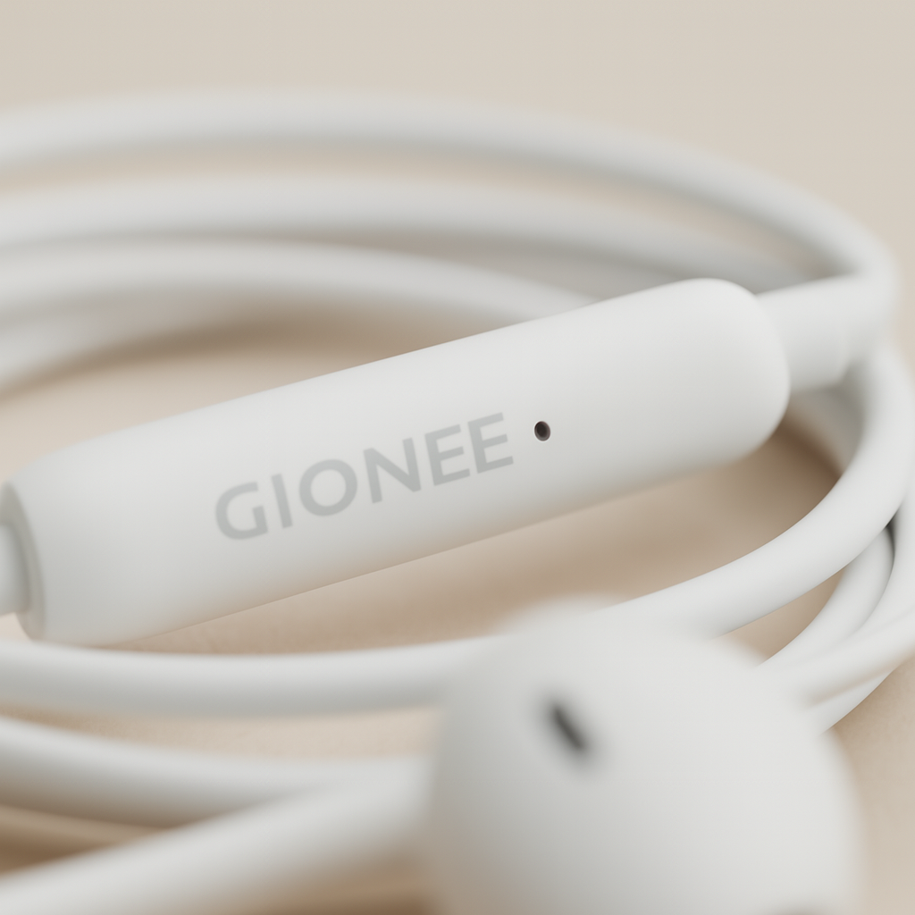 Gionee Original Handsfree – High Bass Quality Wired Earphones with Mic & 3.5mm Jack