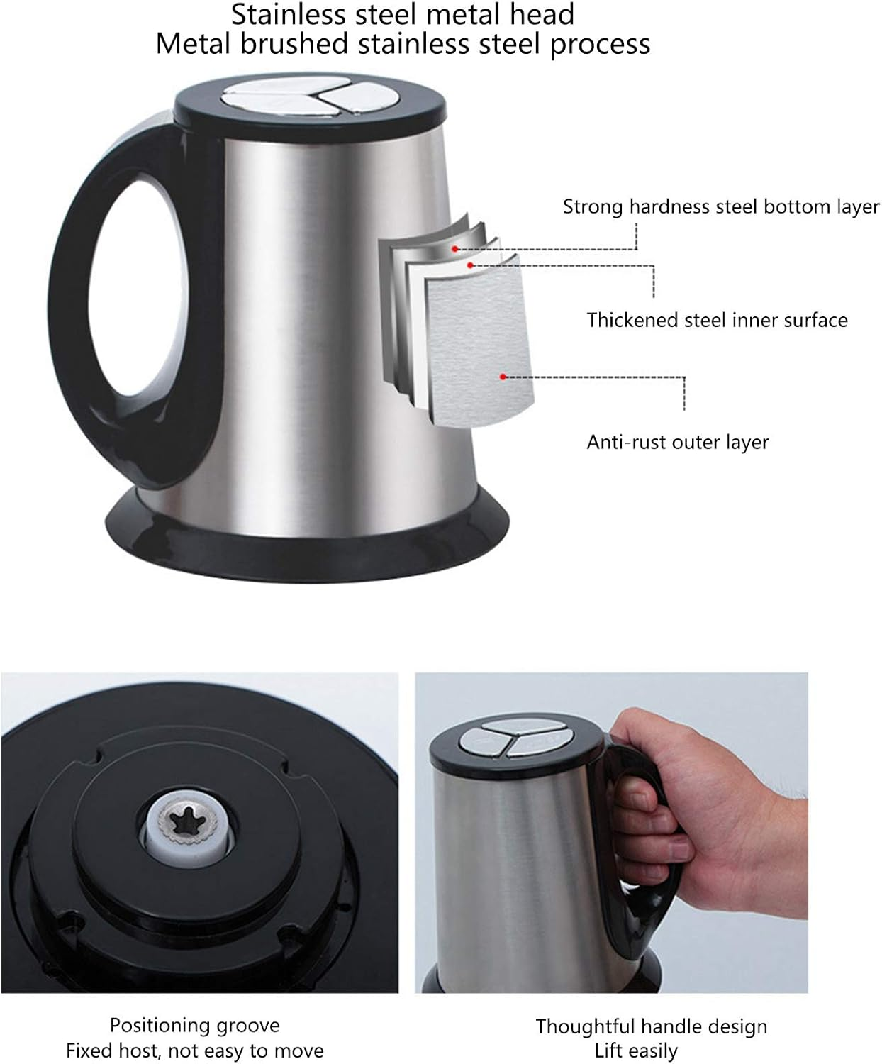 Falari 3L Electric Meat Grinder, Stainless Steel Electric Chopper for Household Use, Automatic Food Processor With 3 Speed for Meat, Vegetables, Fruit and Nuts, Detachable and Washable Rs 3,810