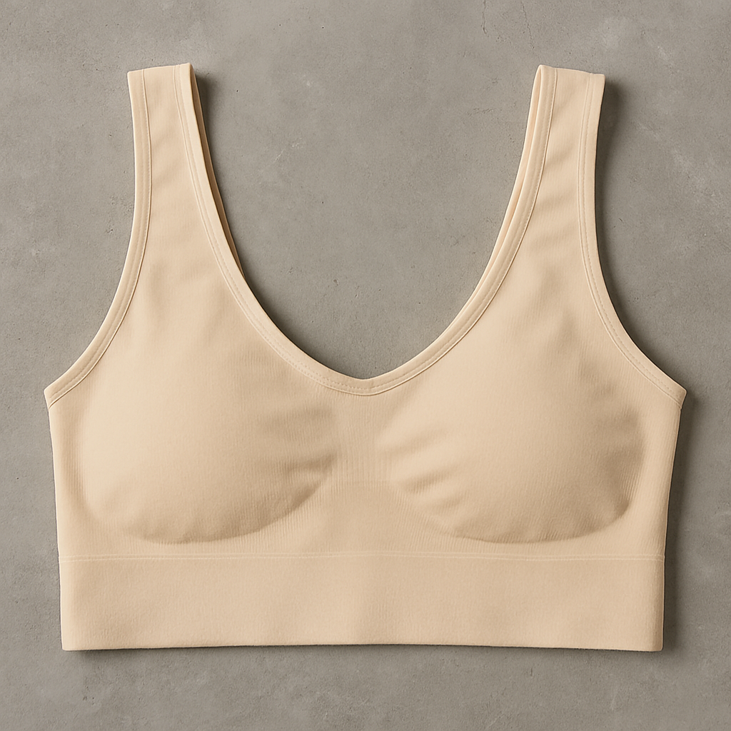 Ladies Air Bra – Soft Jersey Fabric, Plain Non-Padded Design, Comfortable & Lightweight Everyday Wear Lingerie in Skin Color ( Stretchable Size )